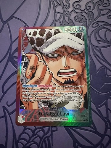 Trafalgar Law (002) (Parallel) OP01-002 Romance Dawn English NM Pre-Errata