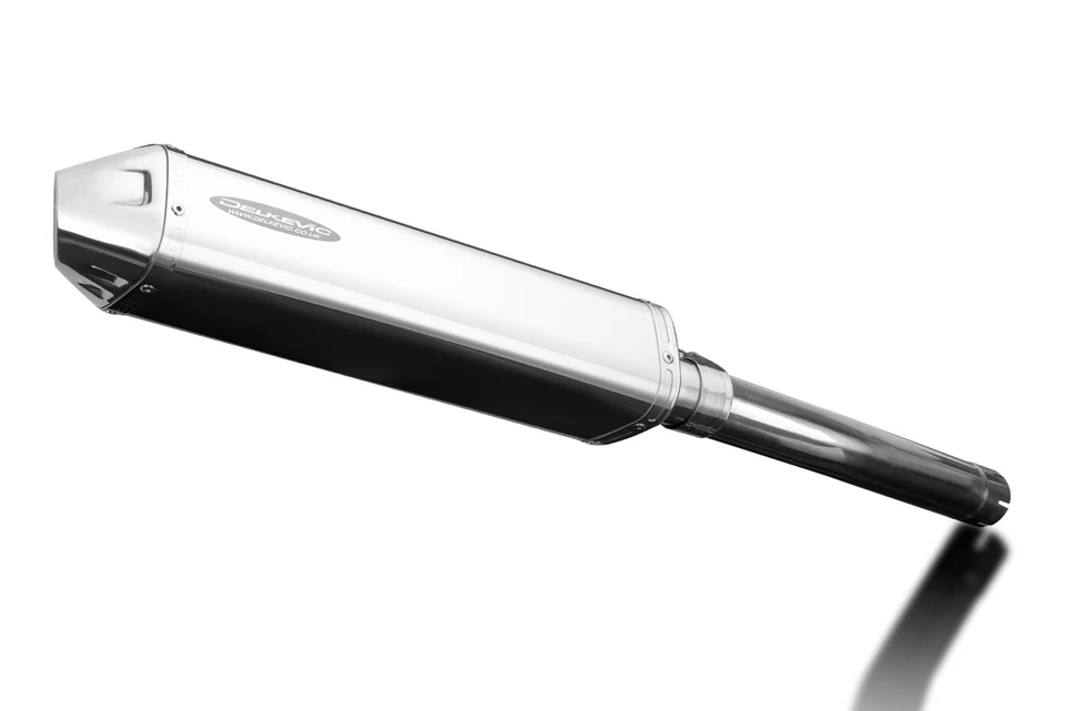 雅马哈 FZR1000 Delkevic 一脚蹬排气 17 英寸不锈钢三孔消声器 89-95 — 第 2/3 张图片