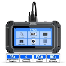 XTOOL D5S Car Diagnostic Tool OBD2 Scanner SRS ABS ENGINE AT Code Reader EVAP