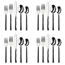 Gourmet Settings (GS) Montana 18/10 Stainless Steel 20pc. Flatware Set