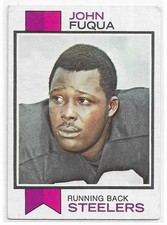 JOHN FRENCHY FUQUA 1973 Topps Football card #264 Pittsburgh Steelers EX