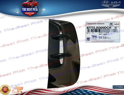 Wing Air Flow Fender Intake Vent Trim RIGHT  OEM  2018-23 STINGER 87772J5300DCH