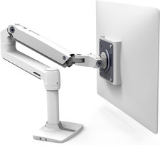 Image of Ergotron – LX Premium Monitor Arm, Single Monitor Desk Mount – Fits Flat Curved 