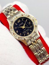 New 28mm Paolo By Paolo GUCCI Gold Tone Quartz Black Dial Women's Watch
