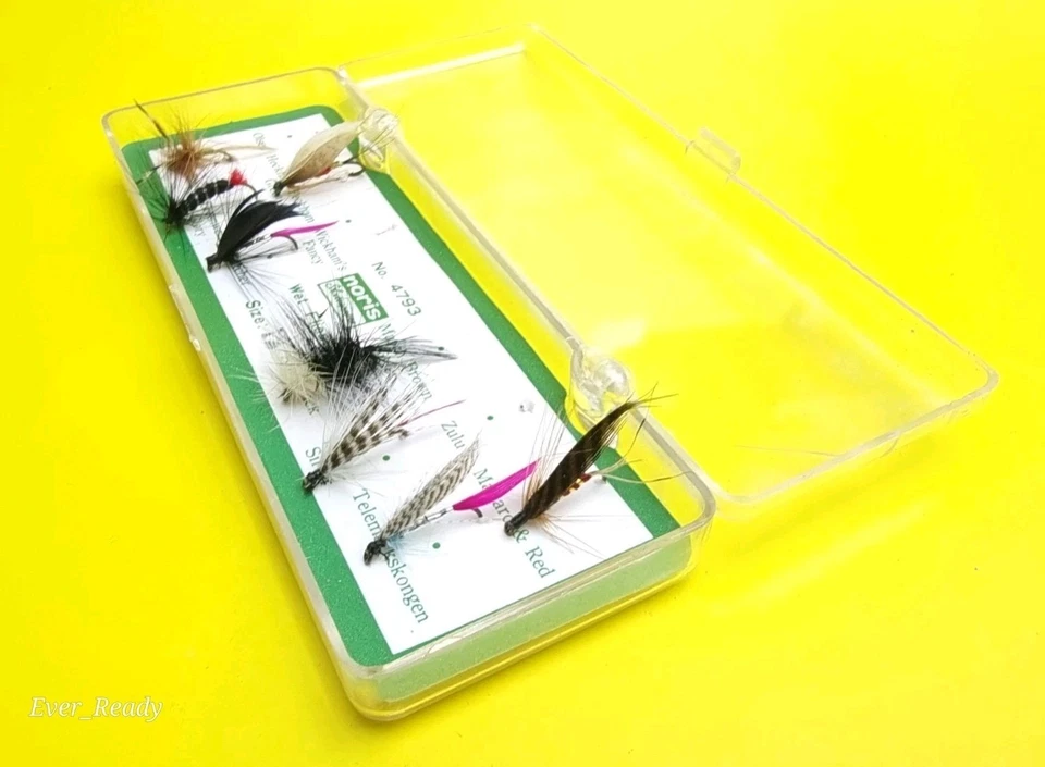 NORIS Shakespeare•Fliegenkonvolut•Fliegenfischer•Kunstköder•Angelzubehör•Sammler - Bild 4 von 4