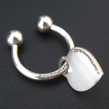 Tiffany & Co. 925SV Return to Heart Key Ring in Silver Women USED