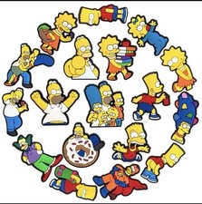 18 Pieces Shoe Charms - PVC Simpsons