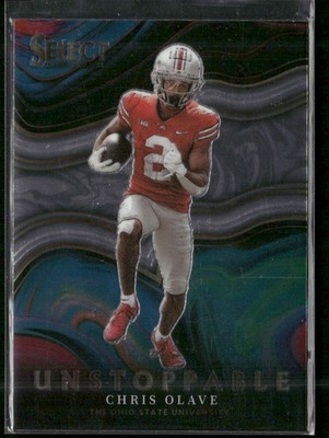 2022 Panini Select Draft Picks #US-CO Chris Olave Unstoppable