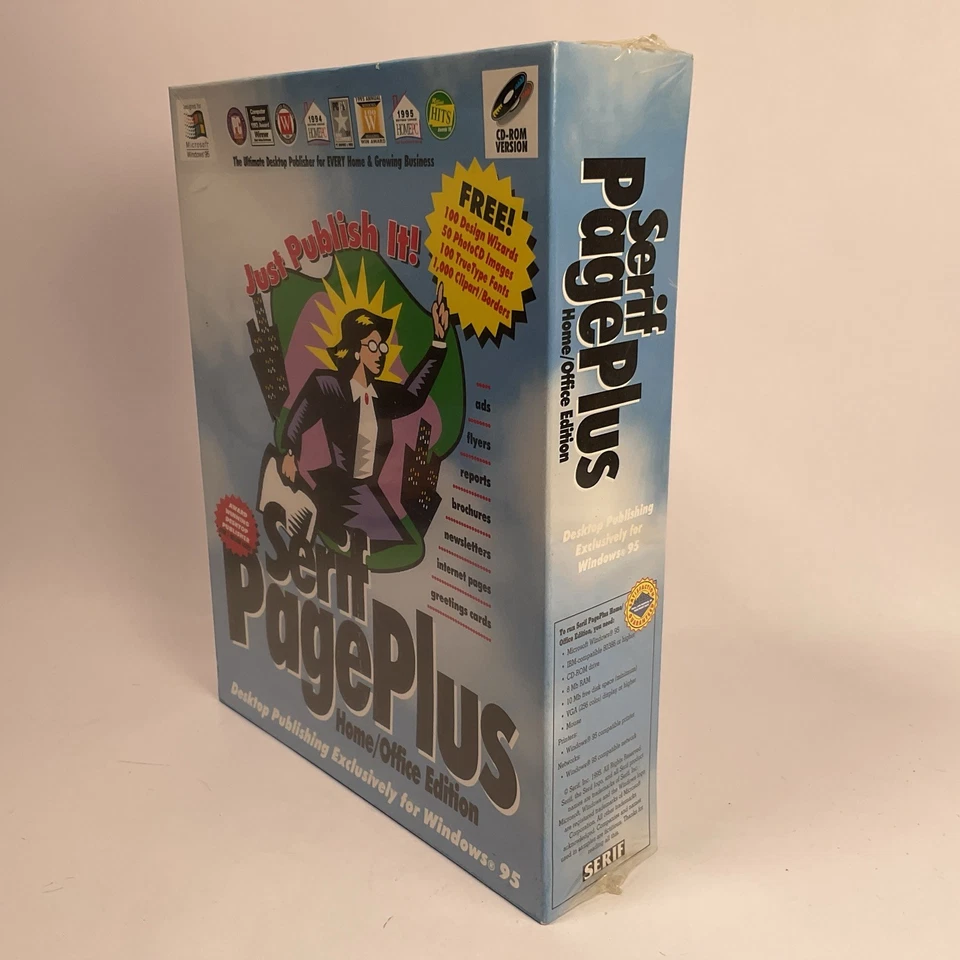 VTG Serif PagePlus Home/Office Desktop Publishing CD-ROM Windows 95 *New/Sealed* - Image 4 of 4