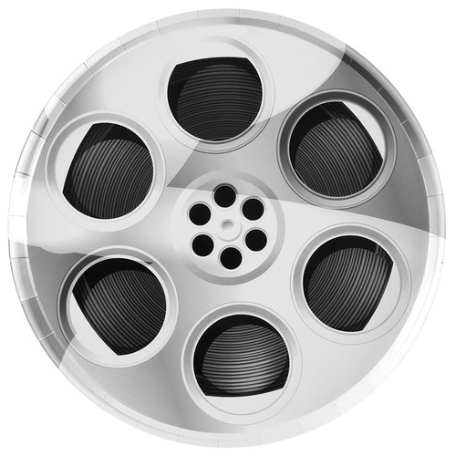 Hollywood Cinema Party Plates Movies Cinema Film Clapboard Paper Plates x 10 - Picture 2 of 6
