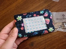 Vera Bradley Vineyard Floral Floral Top Zip ID Case Coin Pouch