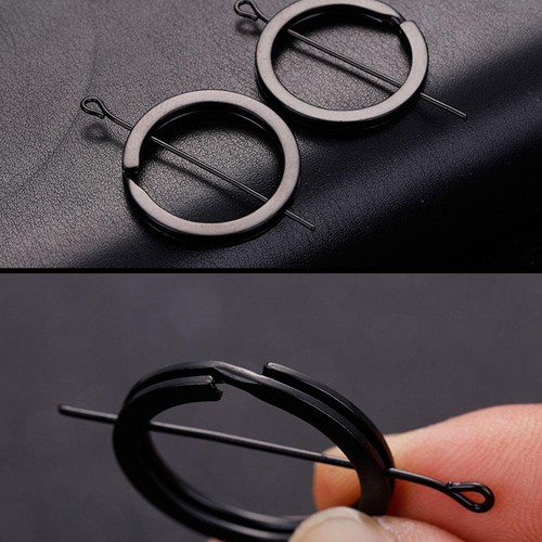 Wholesale Durchmesser Metall Flat Split Schlüsselanhänger für Zuhause New τщ - Picture 12 of 20