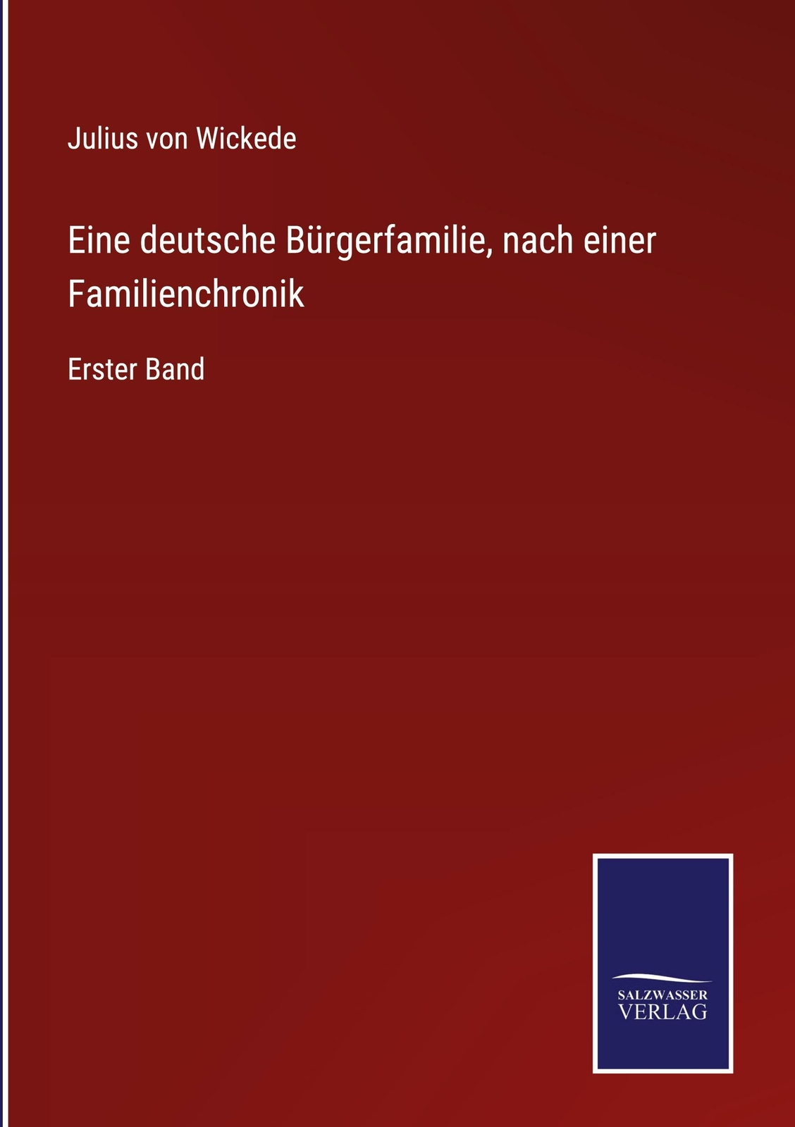 Thumbnail - Eine Deutsche Bürgerfamilie, Nach Einer Familienchronik | Buch |