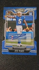 2021 Playbook Josh Palmer Blue Rookie Autograph Auto RC