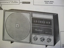 AIRLINE GTM-1725A RADIO PHOTOFACT