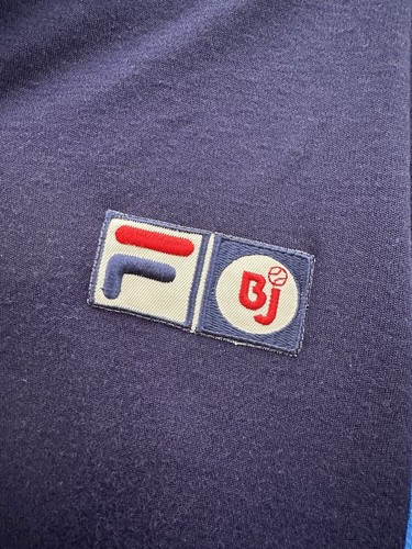 80s Casuals OG Fila Bj Borg MK1 Settanta Tracksuit Top US46 UK44 - Picture 4 of 10