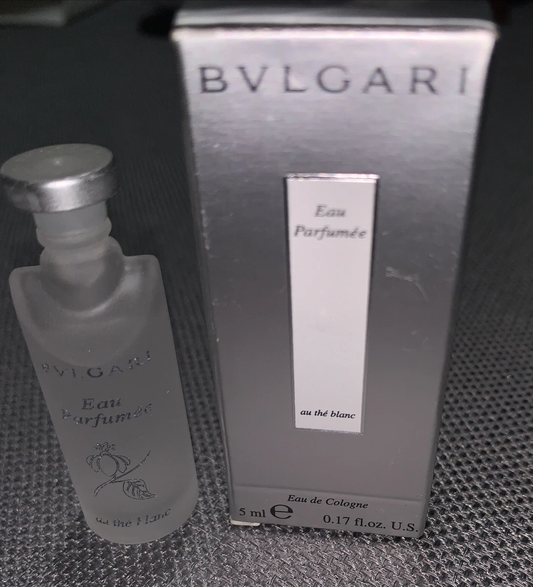 Bvlgari Eau Parfumee Au The Blanc 0.17 oz/5ml Eau De Cologne Mini Splash  Women