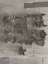 Set of 22 Stainless Steel Animals, objects, plants, etc. Cookie Cutters JH6