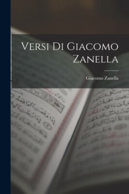 Zanella - Versi di - New paperback or softback - 82 - P555z