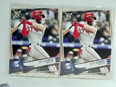 (2x) Bryce Harper 2019 Topps Big League Baseball #320 LOT Philadelphia Phillies