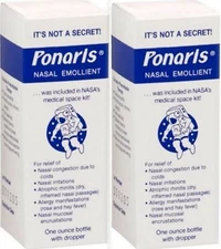 Ponaris Nasal Emollient 1oz ( 2 pack )  EXP 12/27 Free Shipping!