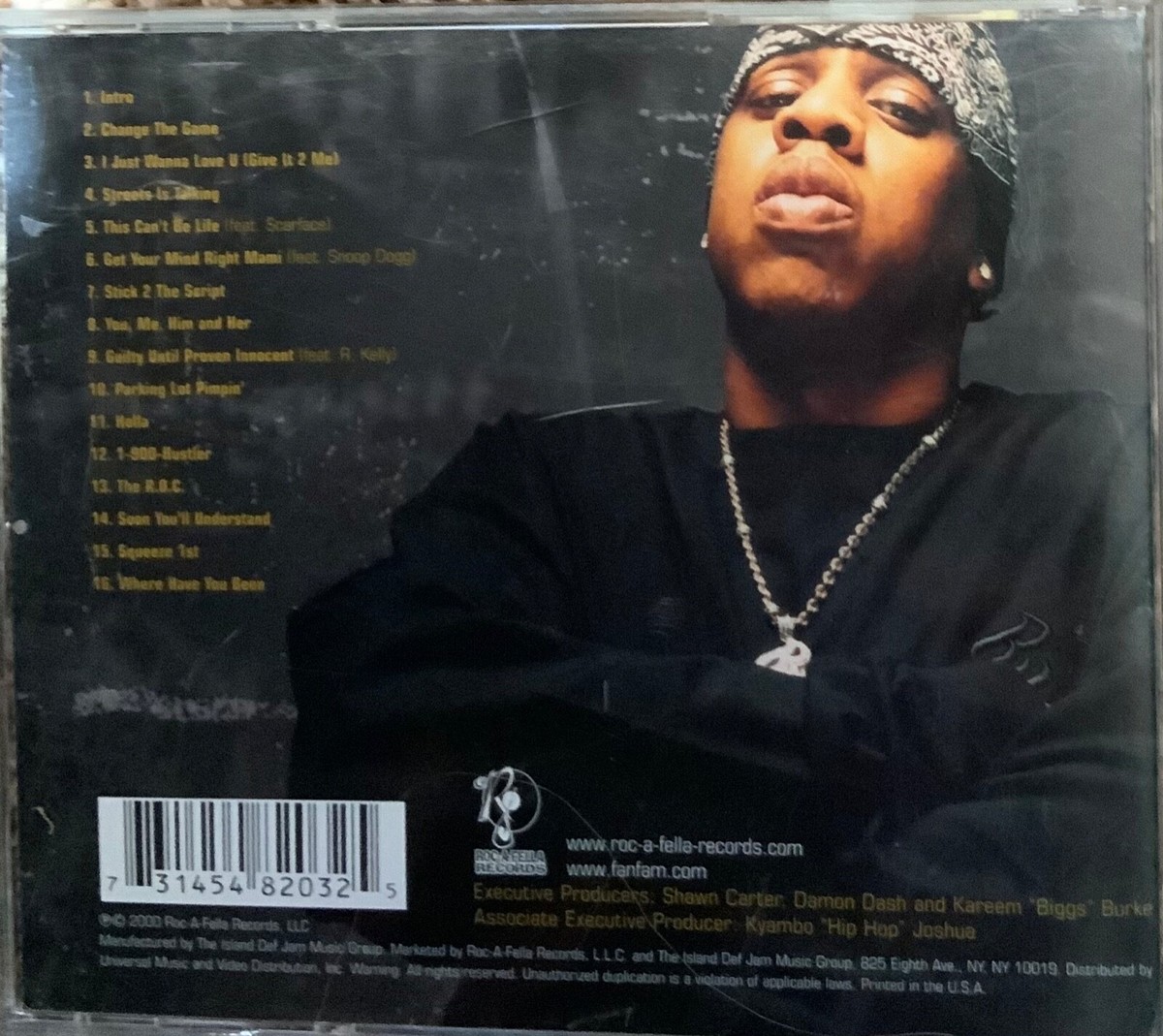 【2LP/US盤】JAY-Z / The Dynasty 3145482031 Jay-Z - The Dynasty: Roc La Familia 2000 CD Explicit 731454820325