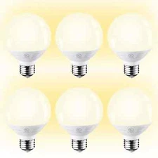 TORCHSTAR Vanity Globe Light Bulbs G25 LED for Bathroom Mirror 6W Equivalent...