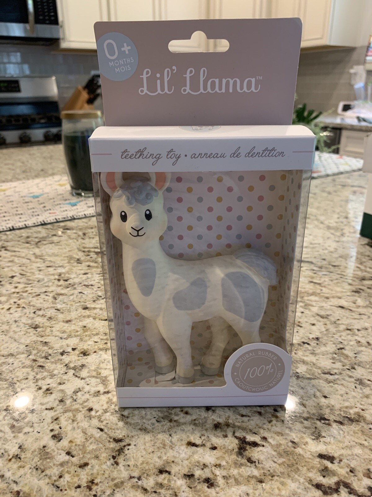 llama teething toy