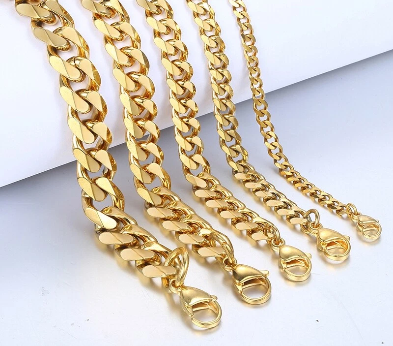 PANZERKETTE PANZERARMBAND Edelstahl Massiv XXL 10 -120 cm Halskette Herren Damen - Bild 4 von 4