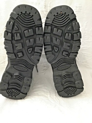 Vintage Tommy Hilfiger Damen 6,5 M schwarz Leder Schnürung Wanderstiefel EUC - Bild 7 von 9