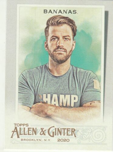 JOHNNY BANANAS RC 2020 Allen & Ginter #209 Reality Show Champion and Host - Afbeelding 1 van 1