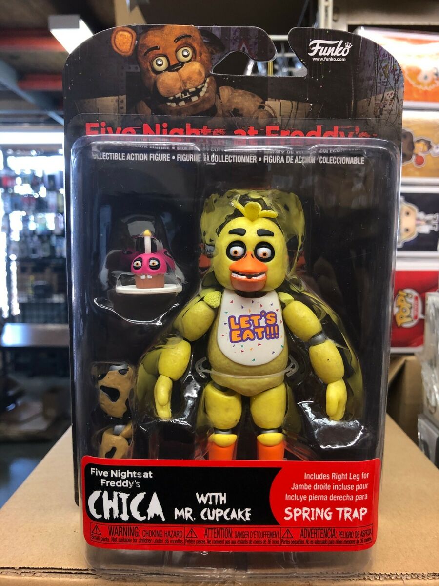 Laruokivi FNAF Chica with Cupcake Plush Figure Toy 7