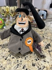 DISNEY "NIGHTMARE BEFORE CHRISTMAS" MAYOR MINI BEAN BAG PLUSH TOY 8" NEW