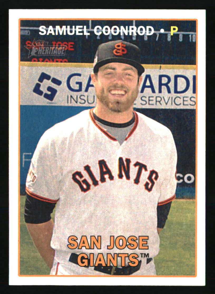 Samuel Coonrod 2016 Topps Heritage Minor League #24 Baseball Card PSA Graded