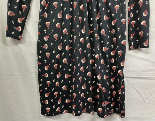 Boden Long Sleeved Patterned Jersey Dress - Size 8 - Modal and Cotton - Picture 6 of 6