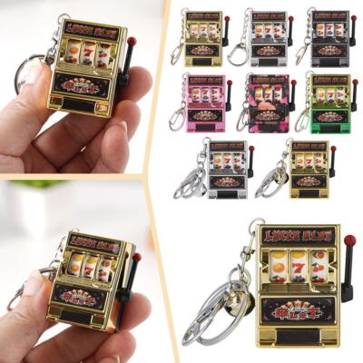 Simple Fashion Fruit Machine Slot Machine Keychain яэ Gift Accessor F1A5 O6C8