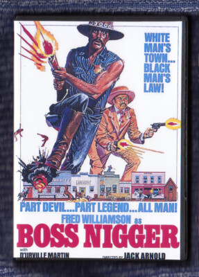 Football Star FRED WILLIAMSON says I'm ''BOSS NIG*ER (1975)'' Western Action
