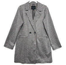 Sanctuary Crafted & Tailored Longline Blazer Jacket Womens S Pockets Multicolor