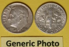 Photo of a 1955-D Roosevelt Dime from an eBay listing that sold on Jan 6, 2026