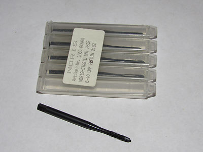 REIME-NORIS #6-40 NF-2B  HSSE 3-Flutes Oxide Coat Plug Spiral Point Tap Germany