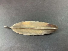 Vintage Stuart Nye Sterling Silver Large Fern Pendant – Botanical Charm