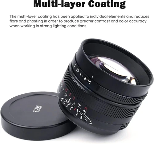 7artisans 50mm F0.95 APS-C MF Large Aperture Objektiv für Nikon Sony Canon M43 Fuji - Bild 10 von 16