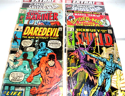 AMAZING SPIDER MAN - SUB MARINER 12 - DAREDEVIL69 #  - NICK FURY 09 #  - SHIELD
