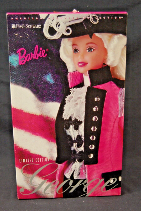 George Washington Barbie Doll - New In Box