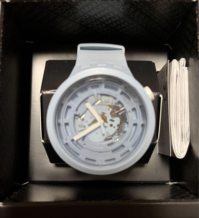 Swatch Big bold Next BIO CERAMIC Baby Blue Watch | eBay