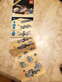 Vtg 1986 Lego 1580 CLASSIC SPACE LUNAR SCOUT Complete Manual 