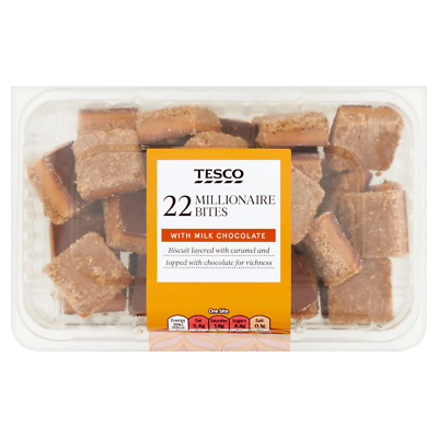 Tesco Millionaire Bites bulk pack of 10 UK