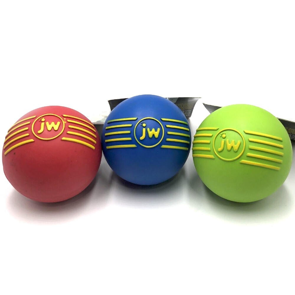 1 JW Pet iSqueak Medium Ball Dog Toy Colors Vary