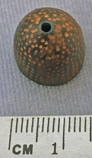 *RARE Medieval Orangey Bronze Thimble 14th Century from River Thames England