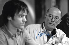 Jacques Audiard autograph signed 20x30 cm picture B/W